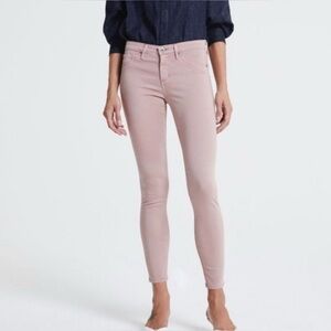 AG‎ Ariana Goldschmidt The Legging Ankle Super Skinny Jeans Lotus Pink Preppy
